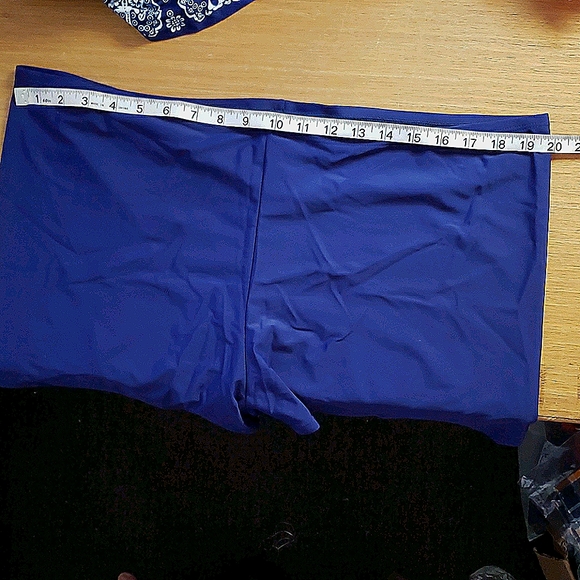 *Plus Size* Blue and White Tankini bathingsuits/swimsuits - Picture 5 of 8